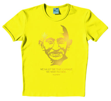 Logoshirt - Gandhi - Shirt