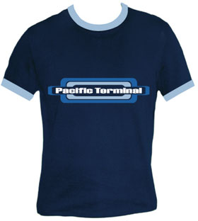 TUNA - Pacific Terminal - dunkelblau - girlie shirt