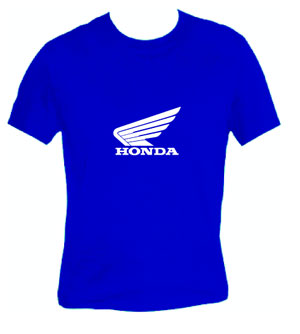 Honda - blau - girlie shirt