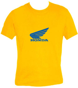 Honda - gelb - girlie shirt