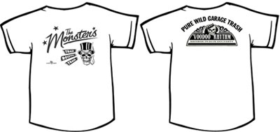 The Monsters - Pure Wild Garage Trash - shirt