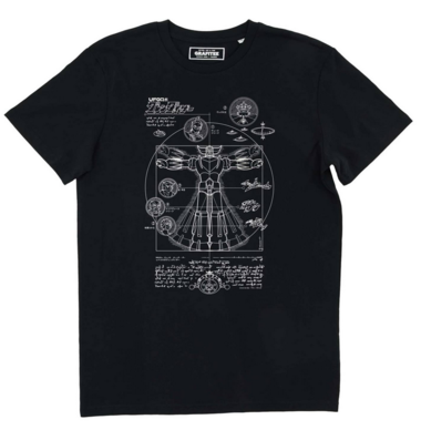 Grendizer Blueprint Tee - Goldorak Graphic Tee