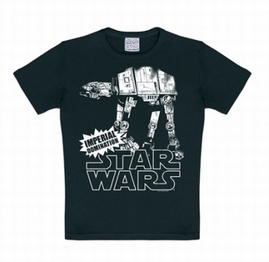 Kids Shirt - Star Wars - AT- AT Schwarz