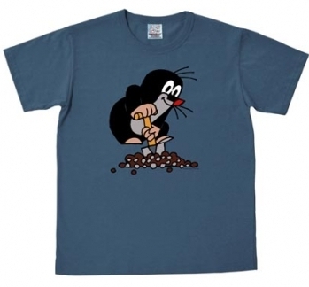 Logoshirt - Der kleine Maulwurf Shirt - Blau