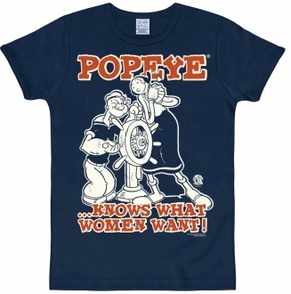 Logoshirt - Popeye Shirt Blau