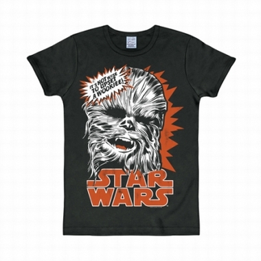 Logoshirt - Star Wars Shirt Chewbacca Schwarz
