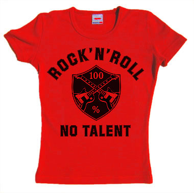 No Talent - Girl shirt - rot