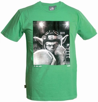 Star Wars Shirt - Chunk - Boxing Yoda - green