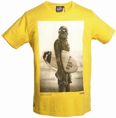 Star Wars Shirt - Chunk - Wookie Surfer - yellow