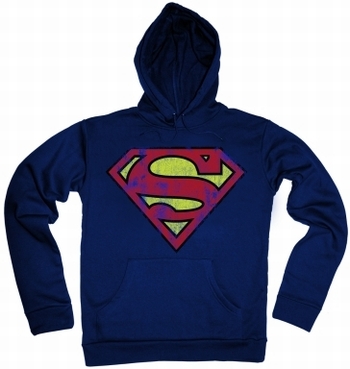 Superman Logo - Hoody Kapuzenpullover 