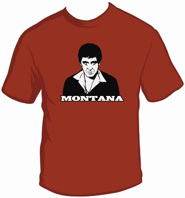 Tony Montana - Shirt - Granate