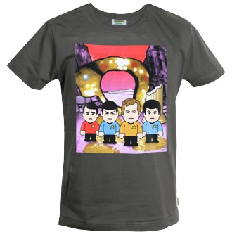 Toonstar - Starship Poster - Shirt - Charcoal