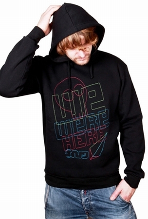 We Were Here Schwarz Hoody