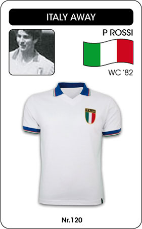 Italien Retro Trikot 1982 Ausw�rtstrikot
