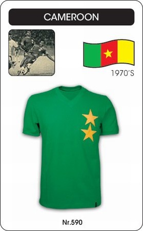 Kamerun Retro Trikot Gr�n