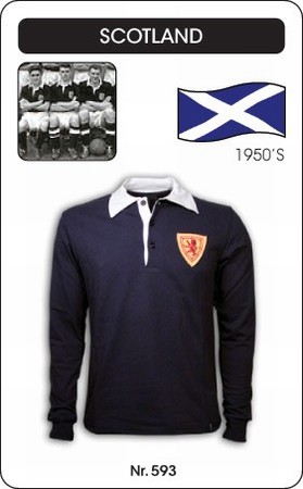 Schottland Retro Trikot Langarm