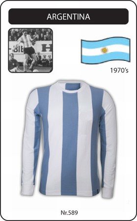 Argentinien Retro Trikot Langarm