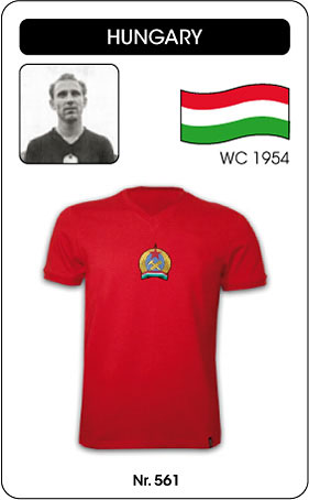 Ungarn Retro Trikot Weltmeisterschaft 1954
