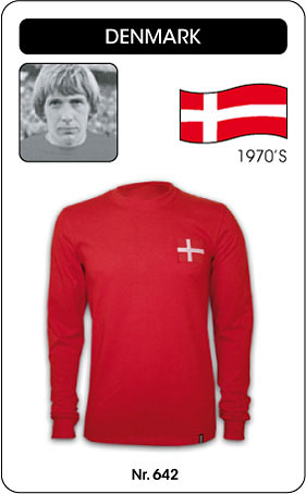 D�nemark Retro Trikot