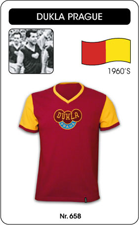 Dukla Praha Prag Retro Trikot