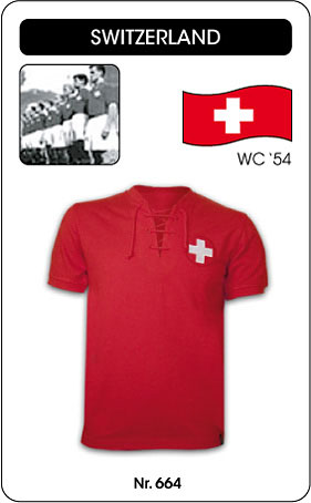 Schweiz Retro Trikot 1954