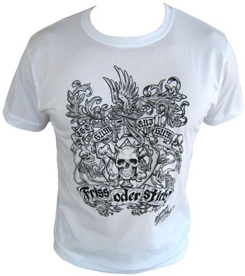 Friss oder stirb weiss - Shirt