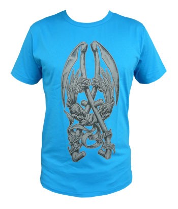Shirt - L�gen haben kurze Beine - blau
