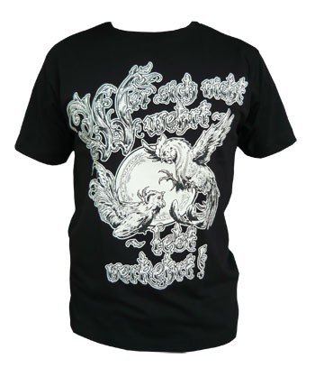 Shirt - Wer sich nicht wehrt - schwarz