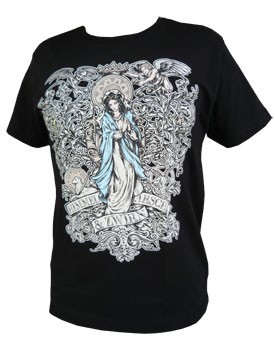 Shirt - Glauben heisst nix wissen - Schwarz Silber