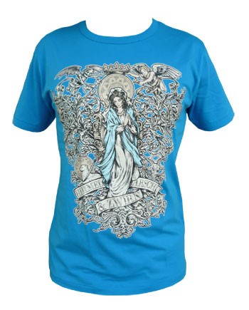 Shirt - Glauben heisst nix wissen - Blau