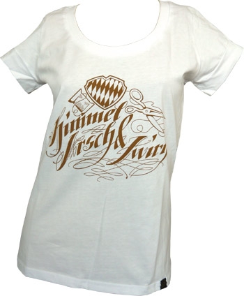 Girl Shirt - Logo - Weiss