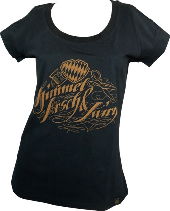 Girl Shirt - Logo - Schwarz