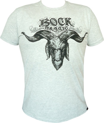 Shirt - Bock Massig- hellgrau