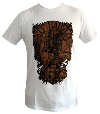 Shirt - Exit Babylon - weiss