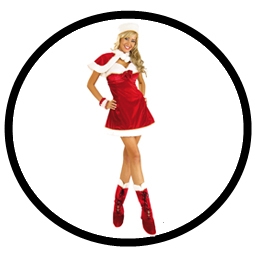 Sexy Weihnachtsfrau Kost�m - Klicken f�r gr�ssere Ansicht