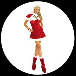 Sexy Weihnachtsfrau Kost�m - Klicken f�r gr�ssere Ansicht