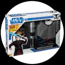 Anakin Skywalker Kost�m Kinder Deluxe mit Lichtschwert - Clone Wars - Klicken f�r gr�ssere Ansicht