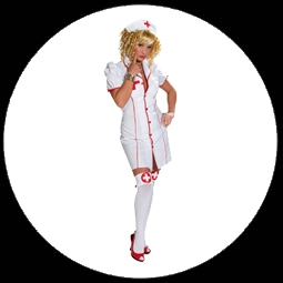 Sexy Krankenschwester Kost�m - Weiss