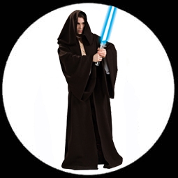 Jedi Ritter Kost�m - Super Deluxe Robe - Star Wars - Klicken f�r gr�ssere Ansicht