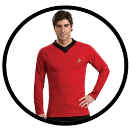 Star Trek Klassik Kostm - Rot - Klicken fr grssere Ansicht