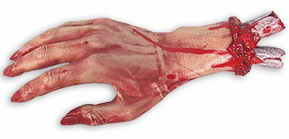Blutige Hand Accessoire