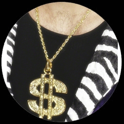 Dollarkette - Dollarzeichen an Kette - Klicken f�r gr�ssere Ansicht