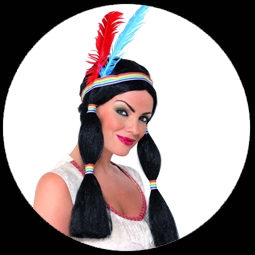 Indianer Per�cke - Indianer Prinzessin - Klicken f�r gr�ssere Ansicht