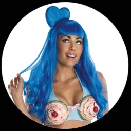 Katy Perry Per�cke - California Gurl Blau - Klicken f�r gr�ssere Ansicht