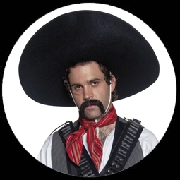 Sombrero Hut Mexikanischer Bandit - Gringo - Klicken f�r gr�ssere Ansicht