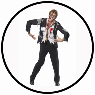 B�ro Zombie Kost�m - Klicken f�r gr�ssere Ansicht