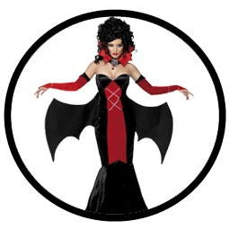 Gothic Vampir Kostüm Damen - Klicken für grössere Ansicht