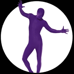 K�rperanzug - Bodysuit - Violett - Klicken f�r gr�ssere Ansicht