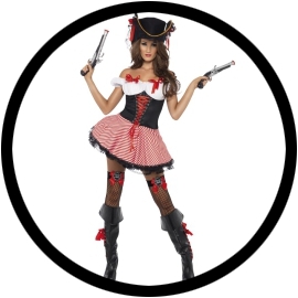 Sexy Piratin Kost�m - Klicken f�r gr�ssere Ansicht