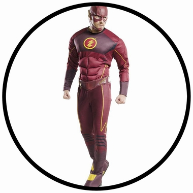 The Flash Deluxe Kostm - DC Comic  - Klicken fr grssere Ansicht